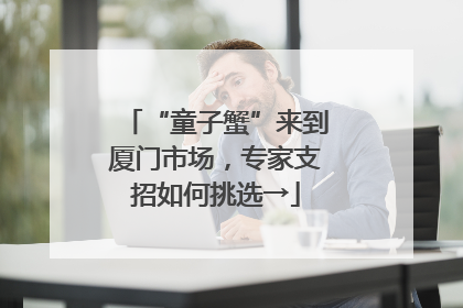“童子蟹”来到厦门市场，专家支招如何挑选→