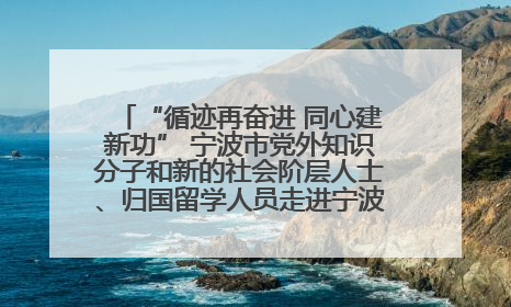 “循迹再奋进 同心建新功” 宁波市党外知识分子和新的社会阶层人士、归国留学人员走进宁波舟山港穿山港区