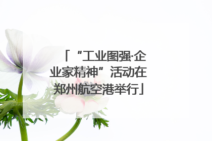 “工业图强·企业家精神”活动在郑州航空港举行
