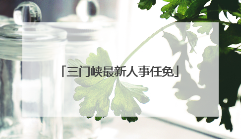 三门峡最新人事任免