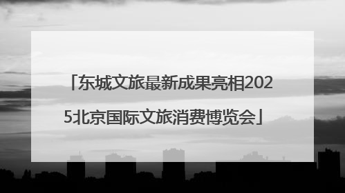 东城文旅最新成果亮相2025北京国际文旅消费博览会