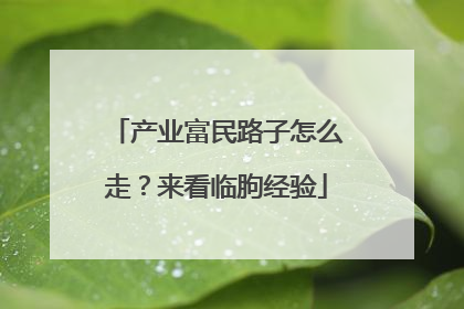 产业富民路子怎么走？来看临朐经验