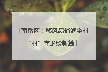 南岳区：移风易俗润乡村 “村”字IP绘新篇