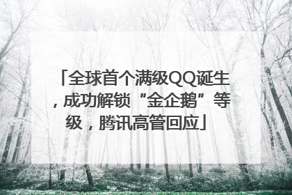 全球首个满级QQ诞生，成功解锁“金企鹅”等级，腾讯高管回应