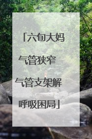 六旬大妈气管狭窄 气管支架解呼吸困局