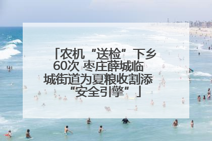 农机“送检”下乡60次 枣庄薛城临城街道为夏粮收割添“安全引擎”