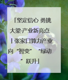 坚定信心 勇挑大梁·产业新亮点丨张家口算力产业向“智变”“绿动”跃升