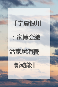 宁夏银川：家博会激活家居消费新动能