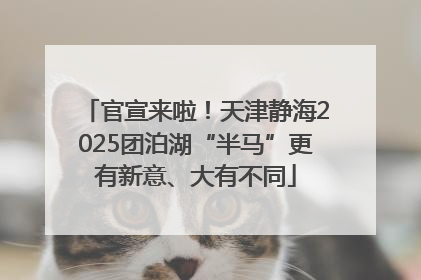 官宣来啦！天津静海2025团泊湖“半马”更有新意、大有不同
