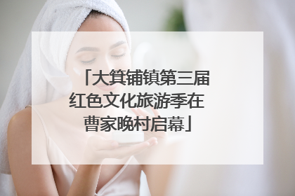 大箕铺镇第三届红色文化旅游季在曹家晚村启幕