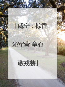 威宁：棕香沁军营 童心敬戎装