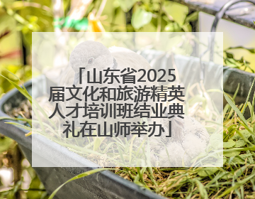 山东省2025届文化和旅游精英人才培训班结业典礼在山师举办