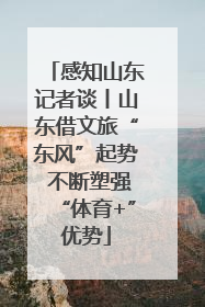 感知山东记者谈丨山东借文旅“东风”起势 不断塑强“体育+”优势