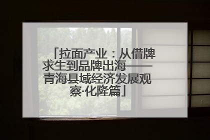 拉面产业：从借牌求生到品牌出海——青海县域经济发展观察·化隆篇