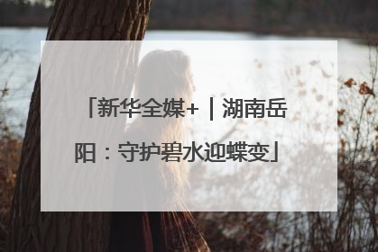 新华全媒+｜湖南岳阳：守护碧水迎蝶变