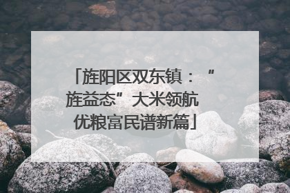 旌阳区双东镇：“旌益态”大米领航 优粮富民谱新篇