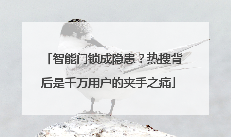 智能门锁成隐患？热搜背后是千万用户的夹手之痛