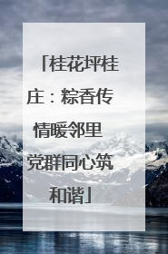 桂花坪桂庄：粽香传情暖邻里 党群同心筑和谐