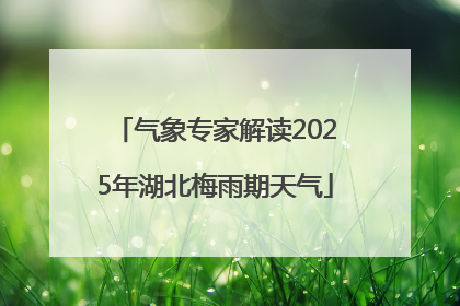 气象专家解读2025年湖北梅雨期天气