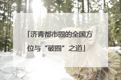 济青都市圈的全国方位与“破圈”之道