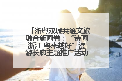 浙粤双城共绘文旅融合新画卷：“诗画浙江 粤来越好”漫游长廊主题推广活动在广州花城汇启幕