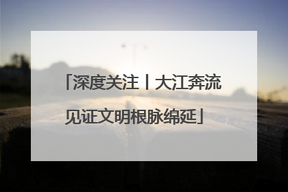 深度关注丨大江奔流见证文明根脉绵延
