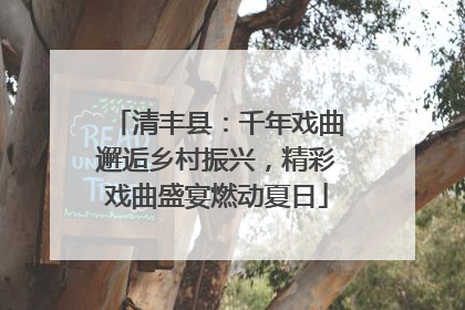 清丰县：千年戏曲邂逅乡村振兴，精彩戏曲盛宴燃动夏日