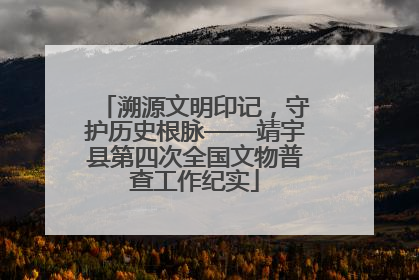溯源文明印记，守护历史根脉——靖宇县第四次全国文物普查工作纪实