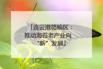 连云港赣榆区：推动海苔老产业向“新”发展