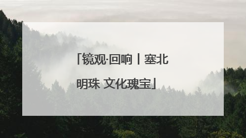 镜观·回响丨塞北明珠 文化瑰宝