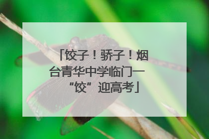 饺子！骄子！烟台青华中学临门一“饺”迎高考