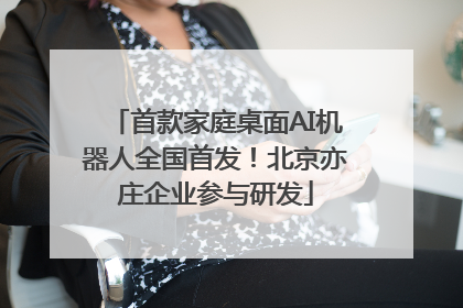 首款家庭桌面AI机器人全国首发！北京亦庄企业参与研发
