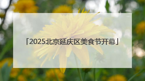 2025北京延庆区美食节开幕